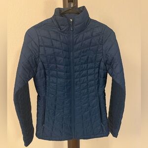 The North Face Navy Quilted Jacket
